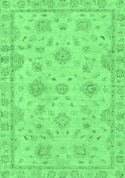 Abstract Emerald Green Modern Rug, abs2990emgrn