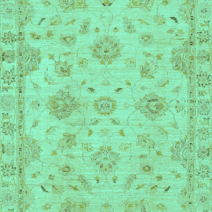 Machine Washable Abstract Turquoise Modern Area Rugs, wshabs2990turq