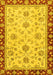 Machine Washable Oriental Yellow Traditional Rug, wshabs2991yw