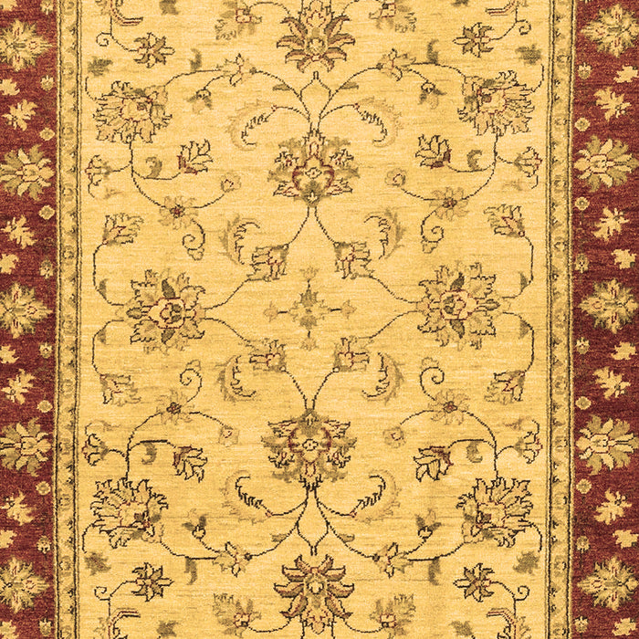 Machine Washable Oriental Brown Traditional Rug, wshabs2991brn