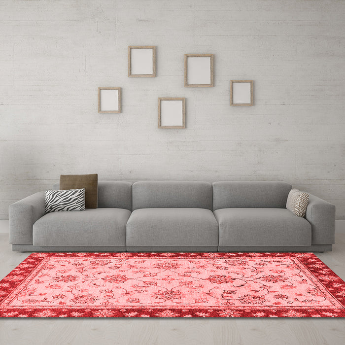 Traditional Red Washable Rugs