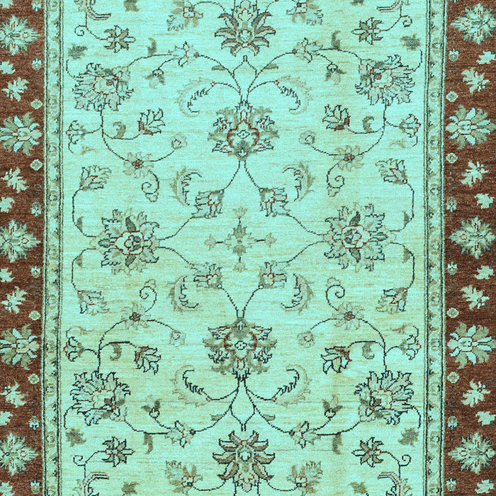 Oriental Light Blue Traditional Rug, abs2991lblu