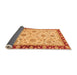 Sideview of Oriental Orange Traditional Rug, abs2991org