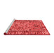 Modern Red Washable Rugs