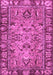 Machine Washable Abstract Purple Modern Area Rugs, wshabs2992pur