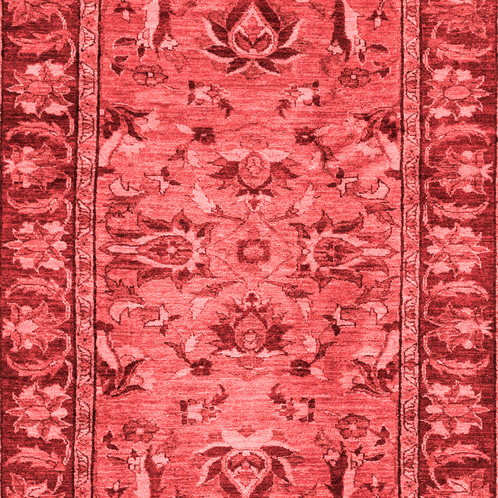 Machine Washable Abstract Red Modern Rug, wshabs2992red