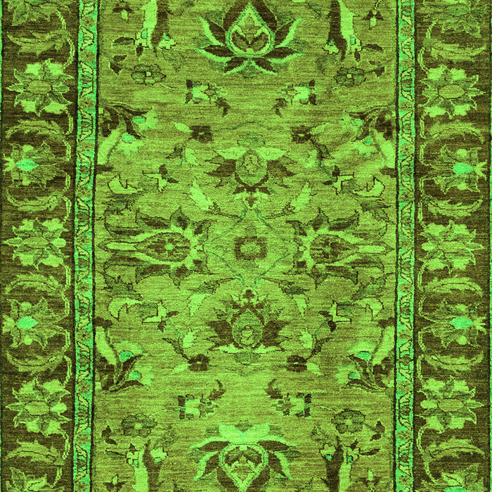 Abstract Green Modern Rug, abs2992grn