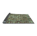 Sideview of Abstract Light Blue Modern Rug, abs2992lblu