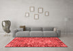 Modern Red Washable Rugs