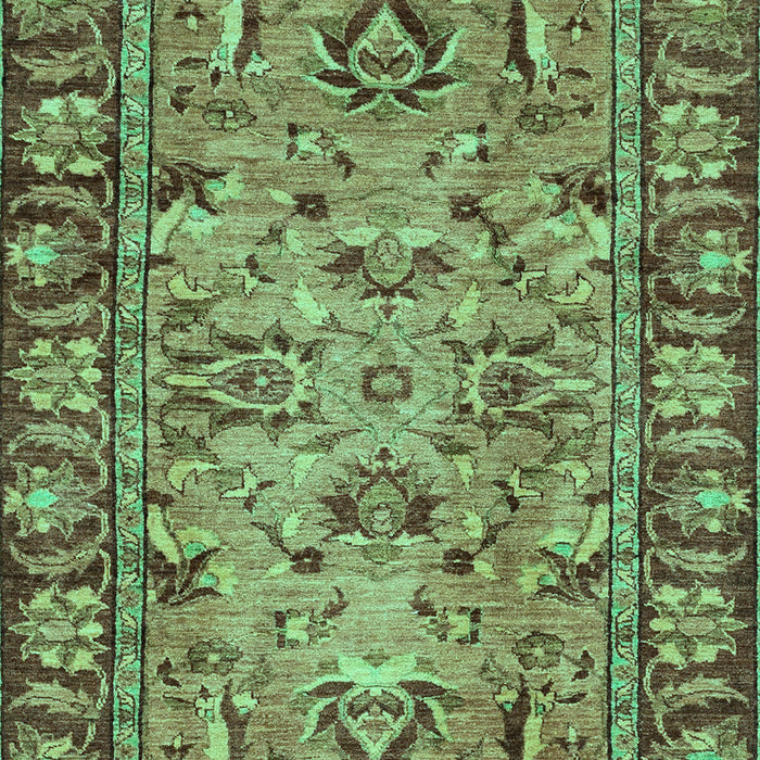 Machine Washable Abstract Turquoise Modern Area Rugs, wshabs2992turq