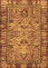 Abstract Brown Modern Rug, abs2992brn