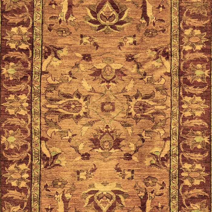 Abstract Brown Modern Rug, abs2992brn
