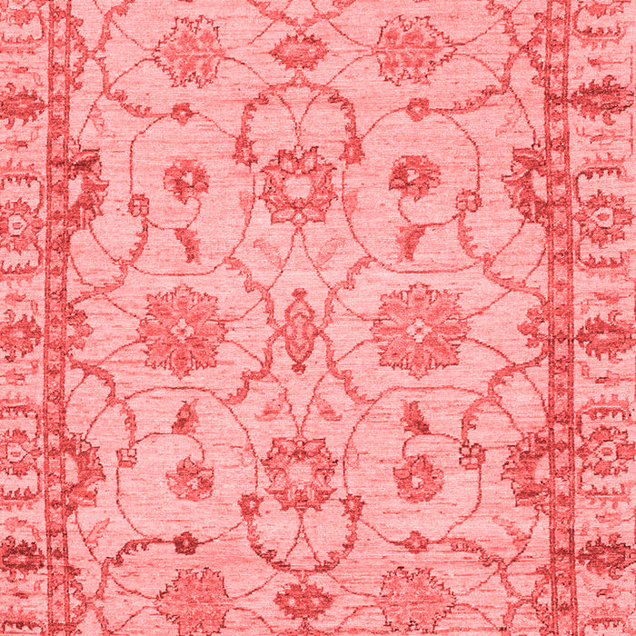 Machine Washable Oriental Red Traditional Rug, wshabs2993red