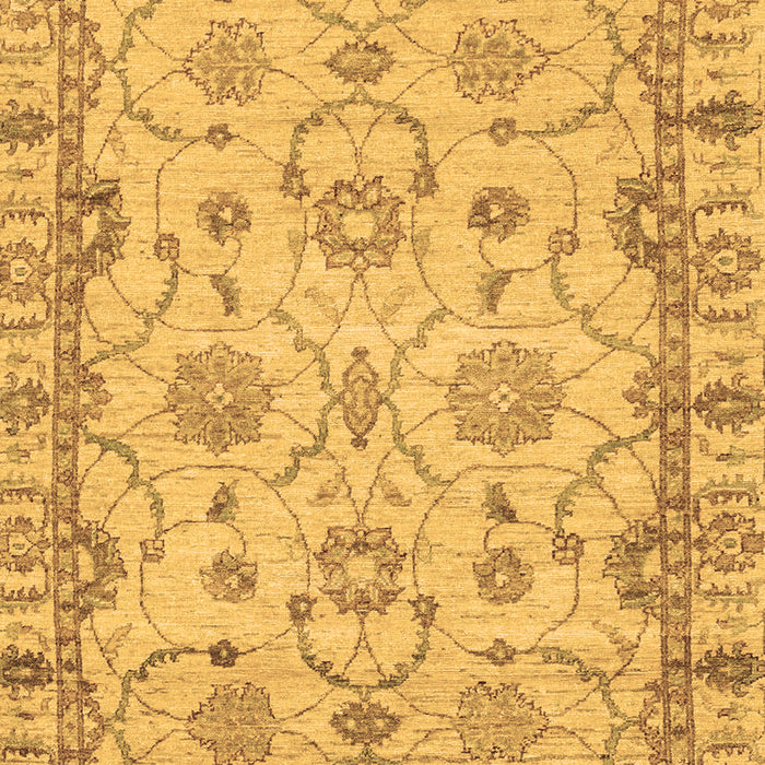 Machine Washable Oriental Brown Traditional Rug, wshabs2993brn