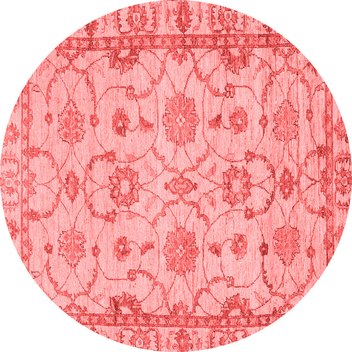 Machine Washable Oriental Red Traditional Rug, wshabs2993red