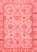 Oriental Red Traditional Area Rugs