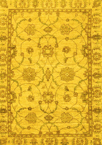 Oriental Yellow Traditional Rug, abs2993yw