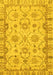 Oriental Yellow Traditional Rug, abs2993yw