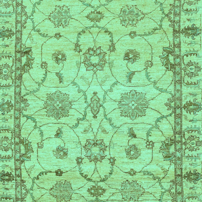 Machine Washable Oriental Turquoise Traditional Area Rugs, wshabs2993turq