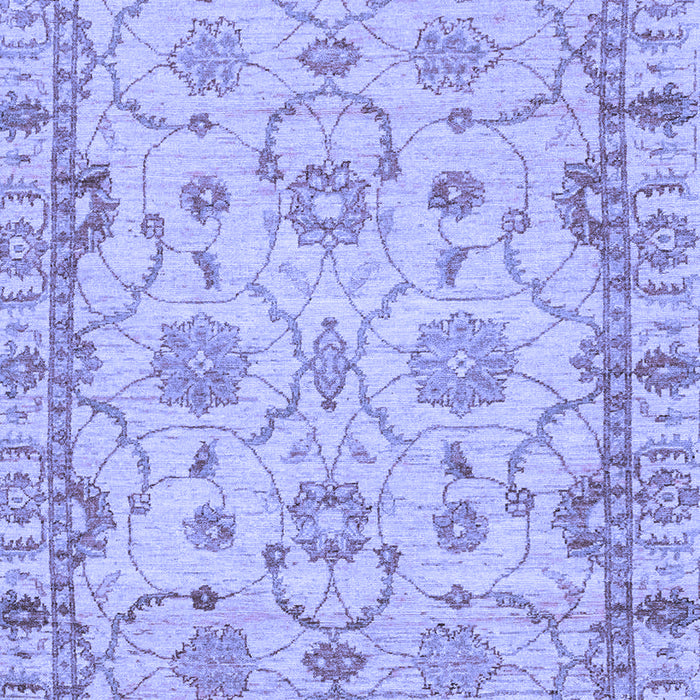 Machine Washable Oriental Blue Traditional Rug, wshabs2993blu