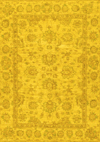 Oriental Yellow Traditional Rug, abs2994yw