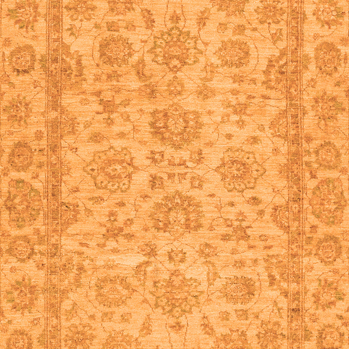Machine Washable Oriental Orange Traditional Area Rugs, wshabs2994org