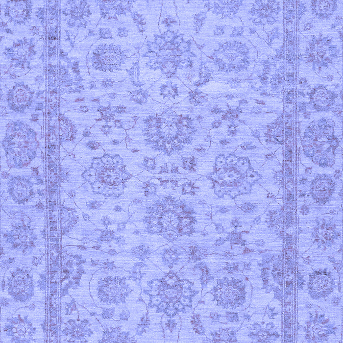 Machine Washable Oriental Blue Traditional Rug, wshabs2994blu