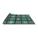 Sideview of Abstract Light Blue Modern Rug, abs2995lblu