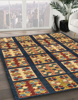 Abstract Bakers Brown Modern Rug in Family Room, abs2995