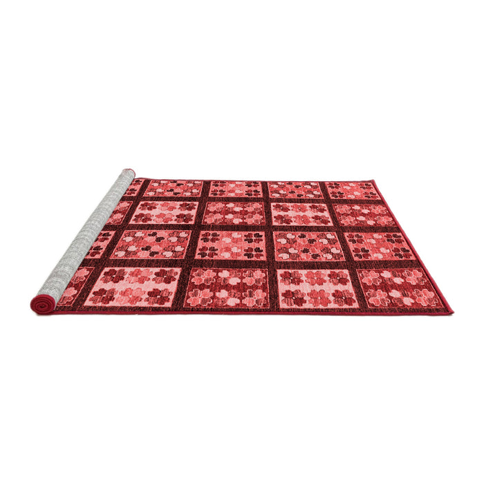 Modern Red Washable Rugs