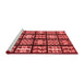 Modern Red Washable Rugs