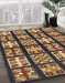 Abstract Bakers Brown Modern Rug in Family Room, abs2995