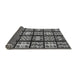 Sideview of Abstract Gray Modern Rug, abs2995gry