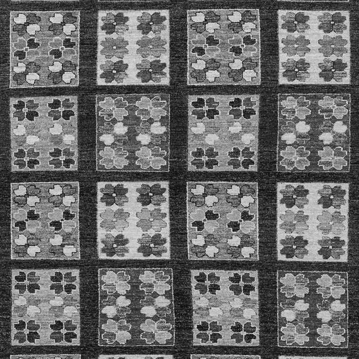 Machine Washable Abstract Gray Modern Rug, wshabs2995gry