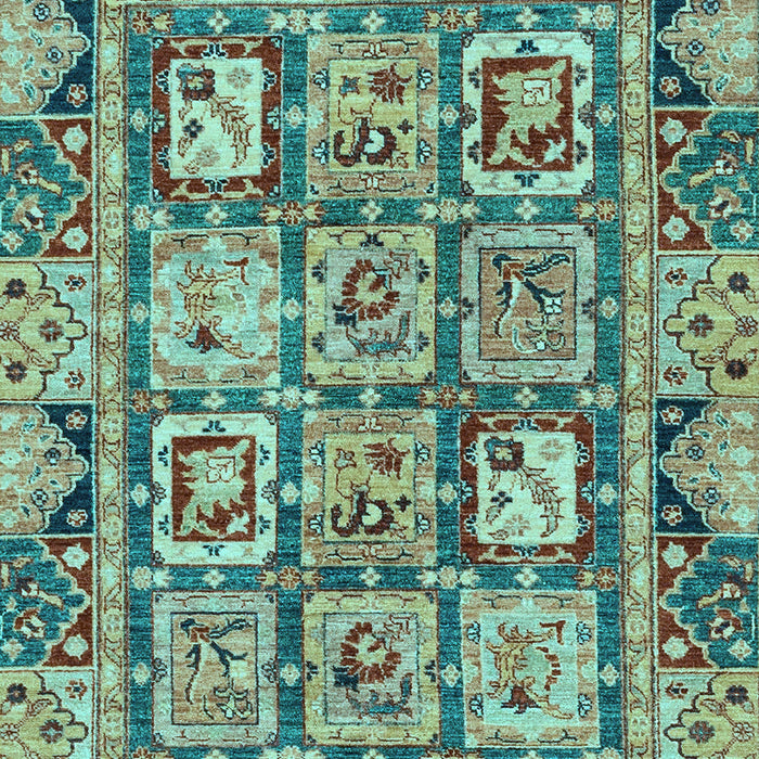 Machine Washable Abstract Light Blue Modern Rug, wshabs2996lblu