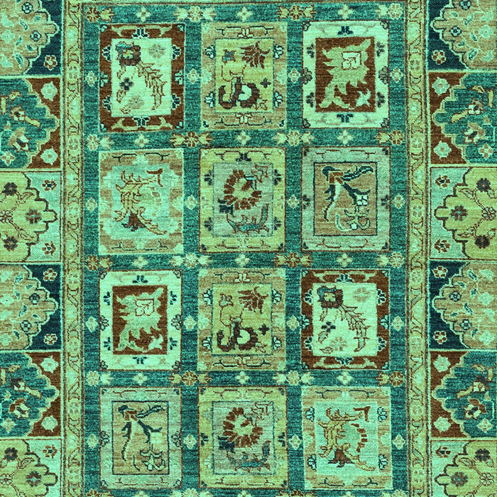 Machine Washable Abstract Turquoise Modern Area Rugs, wshabs2996turq