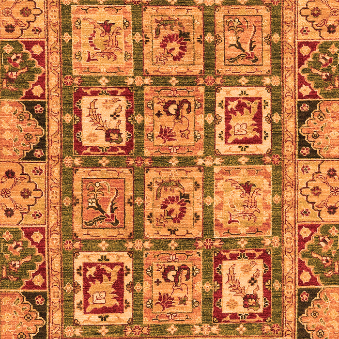 Abstract Orange Modern Rug, abs2996org