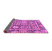 Sideview of Abstract Purple Modern Rug, abs2996pur