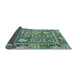 Sideview of Abstract Light Blue Modern Rug, abs2996lblu