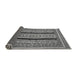 Sideview of Abstract Gray Modern Rug, abs2997gry