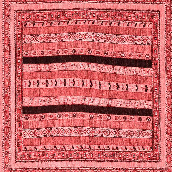 Abstract Red Modern Rug, abs2997red