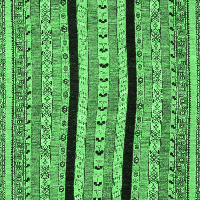 Machine Washable Abstract Emerald Green Modern Area Rugs, wshabs2997emgrn