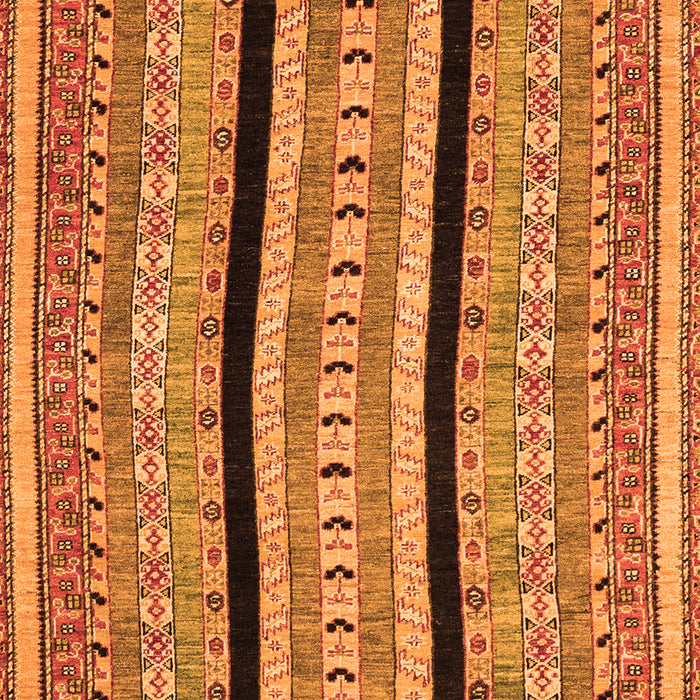 Machine Washable Abstract Orange Modern Area Rugs, wshabs2997org