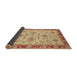 Sideview of Abstract Orange Oriental Rug, abs2998