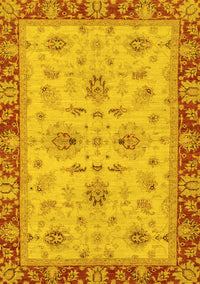 Oriental Yellow Traditional Rug, abs2998yw