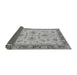 Sideview of Oriental Gray Traditional Rug, abs2998gry