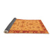 Sideview of Oriental Orange Traditional Rug, abs2998org