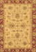 Machine Washable Oriental Brown Traditional Rug, wshabs2998brn