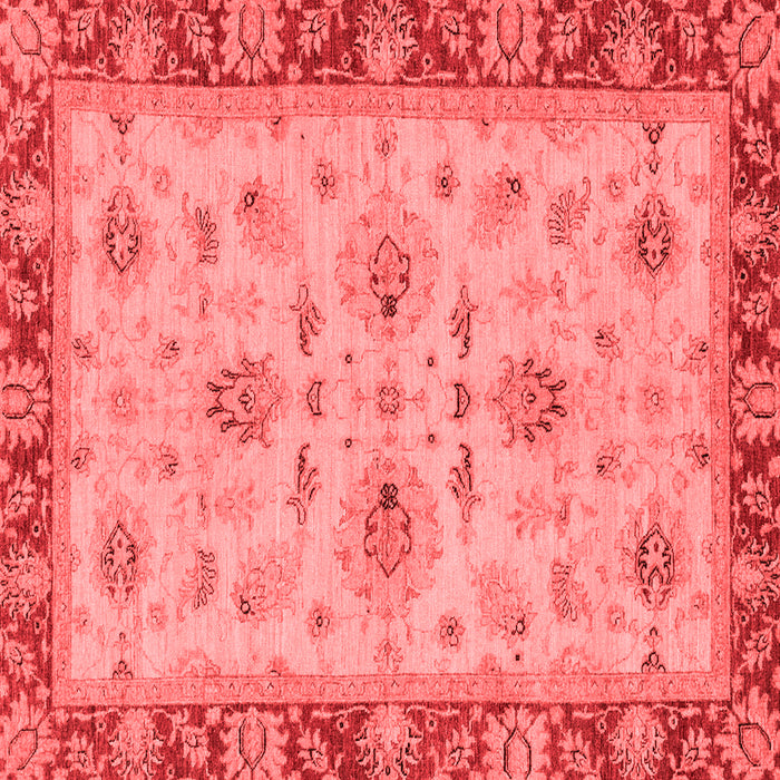 Machine Washable Oriental Red Traditional Rug, wshabs2998red