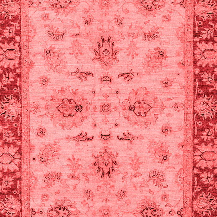 Machine Washable Oriental Red Traditional Rug, wshabs2998red